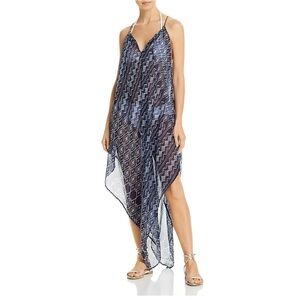Echo Shibori Handkerchief Dress Swim Cover-Up